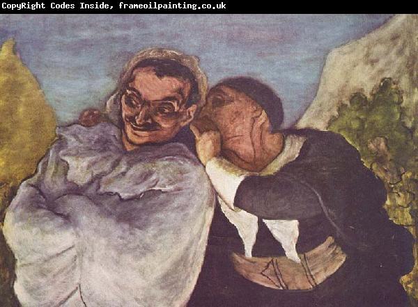 Honore Daumier Crispin und Scapin